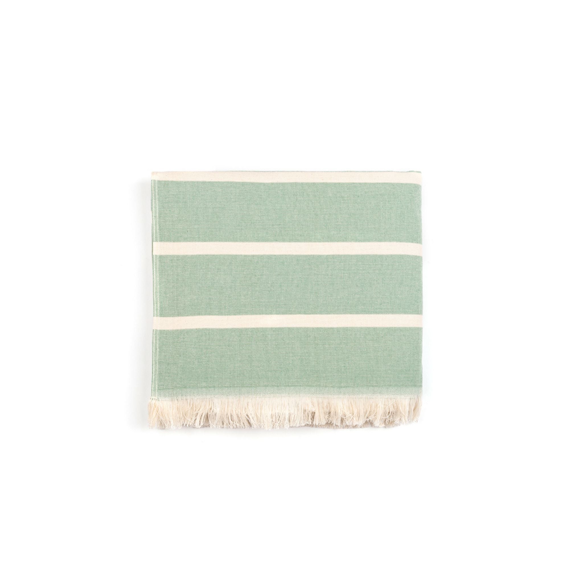 Strandtuch Belém – grün/beige