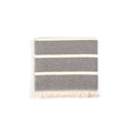Strandtuch Belém – schwarz/beige