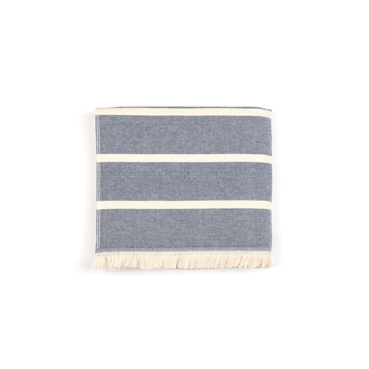 Strandtuch Belém – blau/beige