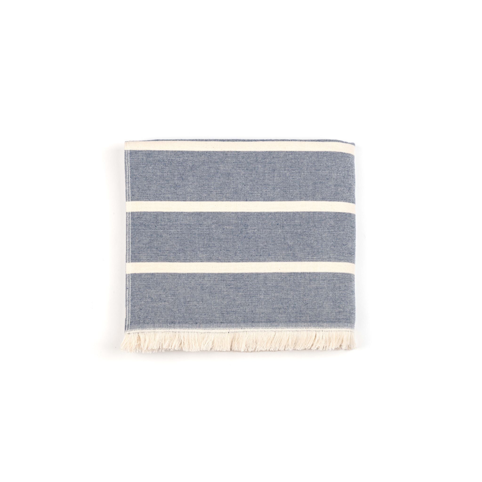 Strandtuch Belém – blau/beige