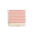 Strandtuch Barra rot/beige