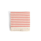 Strandtuch Barra rot/beige