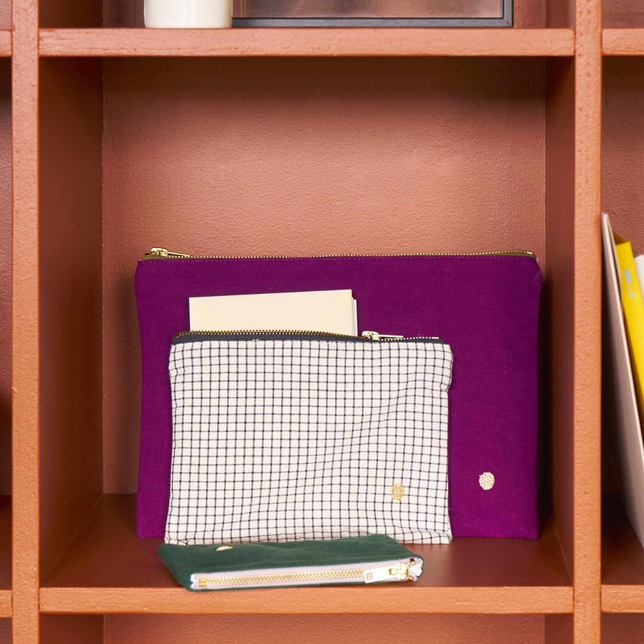 Kosmetikbeutel gestreift  - Grösse S