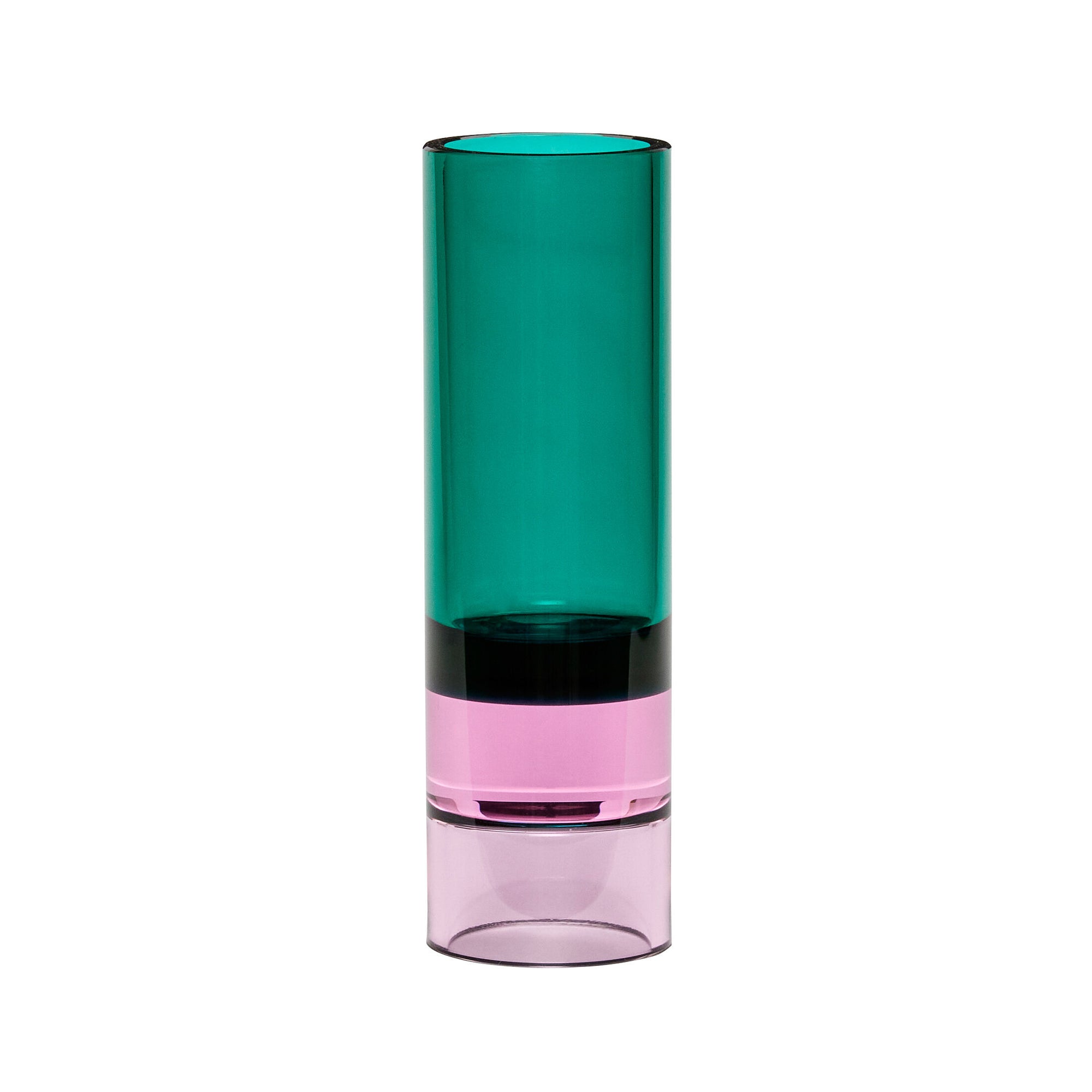 Astro Teelichthalter Grün/Rosa