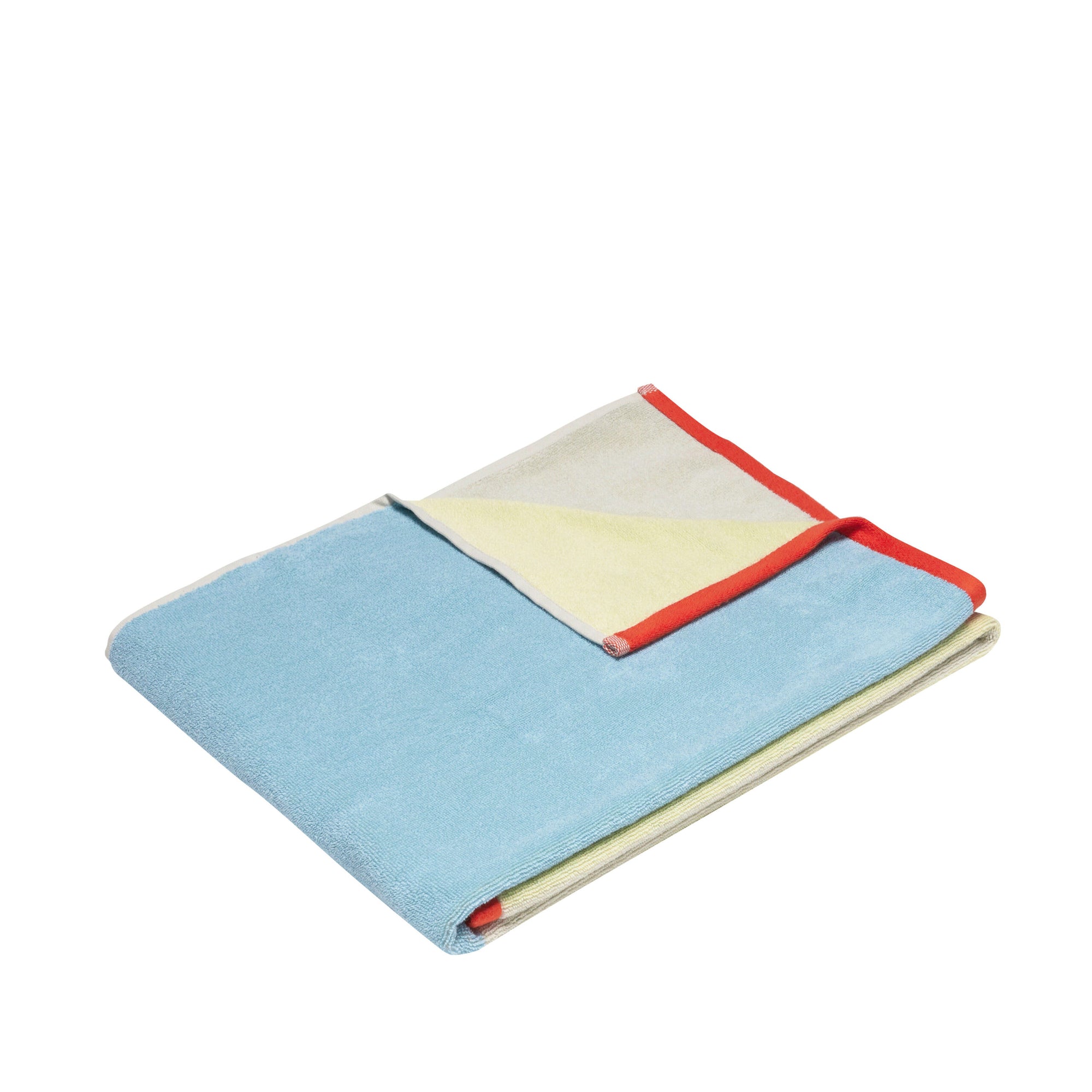 Handtuch BLOCK Grösse L hellblau/bunt