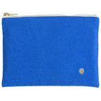 Kosmetiktasche aus Bio-Baumwolle von La Cerise sur le gâteau in blau.
