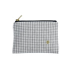 Kleine karrierte Kosmetikasche von La cerise sur le gâteau.