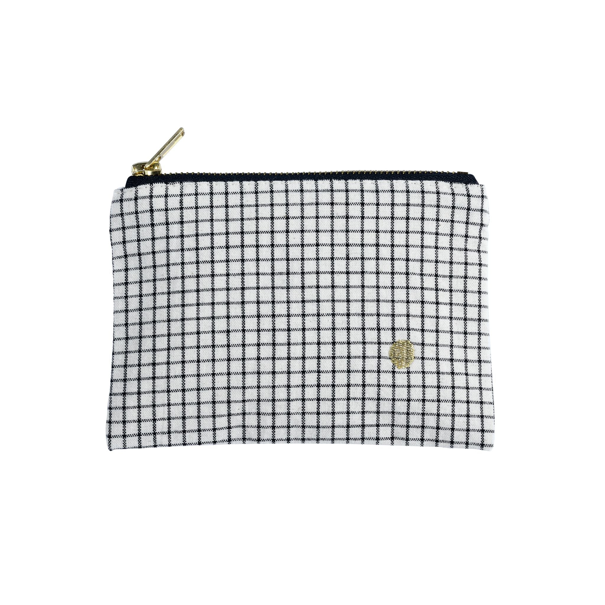 Kleine Kosmetiktasche aus Bio-Baumwolle