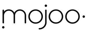 Mojoo Logo in Schwarz – dänisches Design und elegante Wohnaccessoires