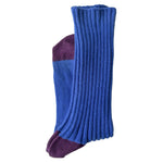 Bio-Baumwoll-Socken Yvette von La Cerise sur le Gâteau in Blau.