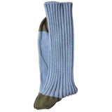 Bio-Baumwoll-Socken Yvette von La Cerise sur le Gâteau in Hellblau.