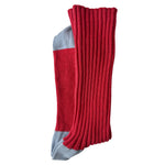 Bio-Baumwoll-Socken Yvette von La Cerise sur le Gâteau in Rot.