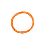 Neon-oranger Kknekki Slim Haargummi mit geflochtener Struktur.